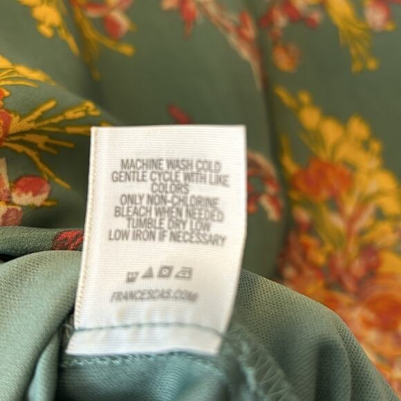 Blue Rain cold shoulder dress. Sz S - Picture 7 of 8